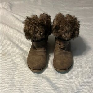 Jellypop Brown Fur-Trimmed Boots
